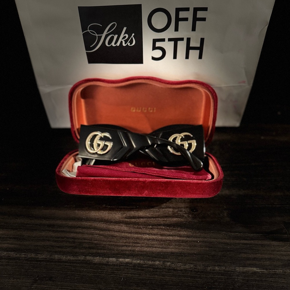 Gucci Velvet Red Eyewear Case